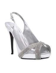 David's Bridal Metallic Platform with Rhinestones. Style Xanadu Bridal &... by David's Bridal