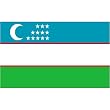 Uzbekistan 3ft x 5ft Polyester Flag