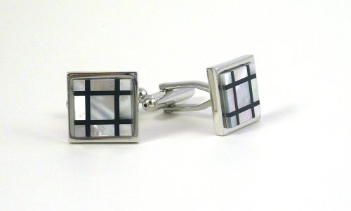 Buy Cufflinks – Mother of Pearl White Square