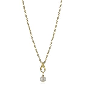 Dogeared Bridal Twist Pearl Necklace, 16