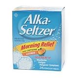 Alka-Seltzer Morning Relief Pain Reliever Alertness Aid, Citrus Effervescent Tablets 24 ea