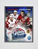 2008-2009 NHL Winter Classic Match Up Composite Double Matted 8Ó x 10Ó Photograph (Unframed)