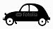 Wallmonkeys Peel and Stick Wall Decals - Voiture Mythique Bicylindre - \