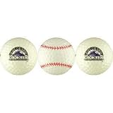 Colorado Rockies - 3 Golf Balls