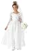 Child Medium (8-10) - Bride Costume (Bouquet not included - Veil goes around bun, not forehead)