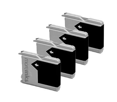 LC970-BK – 4 Black Printer Ink Cartridges for
