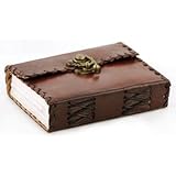 Small 1842 Poetry Leather Blank Book