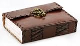Small 1842 Poetry Leather Blank Book