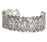 As Is Attitudes By Renee Sterling 1/10 ct tw Diamond Cuff