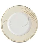 Waterford Ballet Ribbon Gold Champagne Accent Plate, 9
