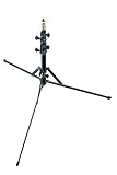 Manfrotto 001B 6-Feet Nano Stand with Retractable Legs 5/8-Inch Stud and 015 Top - Replaces 3373 (Black)