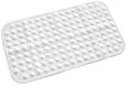 ABELE (R) Ultra Soft TPR (No Smell) Rubber Bubble Non Slip Baby Kids Safety Shower Bath Tub Mat, Skid Proof and Anti Bacterial, Mildew Mold Resistant Bathtub Mat (White)