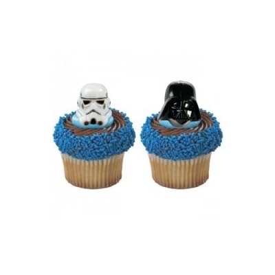 Star Wars Clone Darth Cupcake Cake Party Favor Rings Ebay
