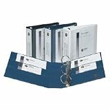 Office Products : Avery Nonstick Heavy-Duty EZD Reference View 3 Inch Black Binder (79693)