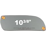 1973-1981 PONTIAC GRAND AM Large Sport, Flat, Driver Side Replacement Mirror Glass by Automotive Mirror Glass