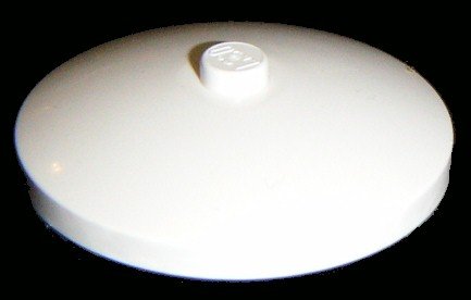 Lego Building Accessories White Round Plate 032X6.4, Bulk Pack 25 pcs.