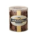 Ghirardelli Chocolate Logo Tube with Milk Chocolate Wafers, 32 oz.