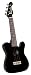 Mahalo UTL-30BK T style Black Ukulele with Gig Bag