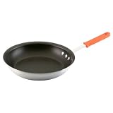 Rachael Ray 12-Inch Commercial Skillet, Removable Orange Handle
