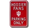 Authentic Street Signs Indiana Hoosier Fans Only w/IU logo Parking Sign