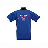 MLB Chicago Cubs On The Ball Team Color Crew Neck T-Shirt