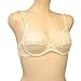  : Orlfa $69 Nude Lace Mesh Demi Bra #0303 sz 34B 36B