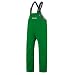 WaterShed 950041-TGR-LGE StormShield Double Knee Waterproof GORE-TEX Bib Overall with Snap Fly and Ankle Snaps, Large, Forest Green