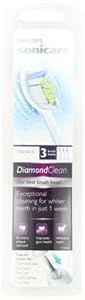 Philips Sonicare HX6063/64 Diamond Clean Replacement Brush Heads, Standard, 3 Pack