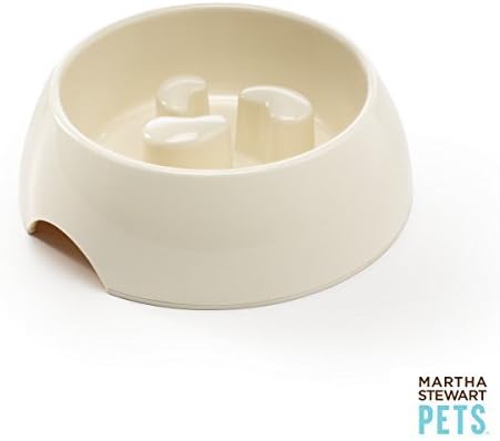 Skid Stop Slow Feeding Bowl - Martha Stewart Pets by Slow Feeder Bowl
