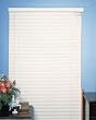 NEW 1 WHITE VINYL MINI BLIND - 48 WIDE X 64 LONG