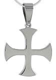 7/8' (22 mm) Surgical Steel Consecration Cross Pendant