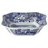 Spode Blue Italian Square Serving Bowl, 9.5