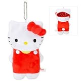《Hello Kitty/ハローキティ》ぬいぐるみペンポーチ(レッド）