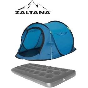 POP UP TENT WITH AIR MATTRESS(DOUBLE) SET by