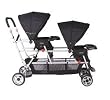 Joovy Big Caboose Stand-On Tandem Triple Stroller Black