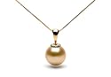 AAA Quality, 10.0-11.0 mm, Classic Collection Golden South Sea Pearl Pendant