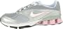 Nike Women's NIKE SHOX DEDICATE II WOMEN'S RUNNING SHOES 7.5 (MET SILVR/WHT/BLCK/PRFCT PINK)