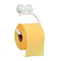 TOP STAR - WC-Papierhalter Kunststoff wei� 2 Drehsaugn�pfe
