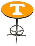 Tennessee Volunteers Chrome Pub Table with Footrest