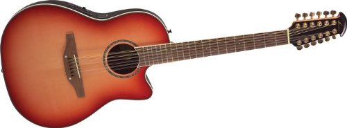 Ovation Celebrity CC245 12-string Acoustic-electric Guitar Honey Burst