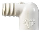 25 each: Charlotte School 40 PVC 90 Deg. Street Elbow (PVC 02307 0600)