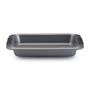 Click here to buy Anolon Advanced Bakeware 9-Inch by 13-Inch Rectangular Cake Pan by Anolon.