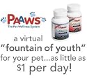 Paaws Dog Vitamins: Senior Dogs: 7 Years & Over, Under 35lbs, Buy 30 Days, Get 30 Days FREE