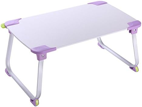 Ultralight table laptop table / notebook table / notebook stand / laptop stand holder / bed table / music stand, 520 * 292 * 233mm, for notebook laptop, eBook, Kindle, Ipad 1/2/3/4 / MINI-Purple