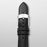 MICHELE 20mm Black Patent Leather Strap