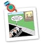 Rich Diesslins Funny Society Cartoons - Illegal Downloading of Music - Quilt Squares