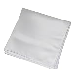 Solid White Pocket Square
