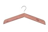 from Caraselle Pack of 100 Smooth Cedar Wood Shirt/Jacket Hanger