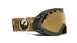Dragon MACE Snow Goggles - LTD Frame/Gold Ionized Lens/Tan with Brown LTD Script Strap