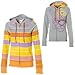 Roxy Water Color Stripe Reversible Full-Zip Hooded Sweatshirt - Women's
